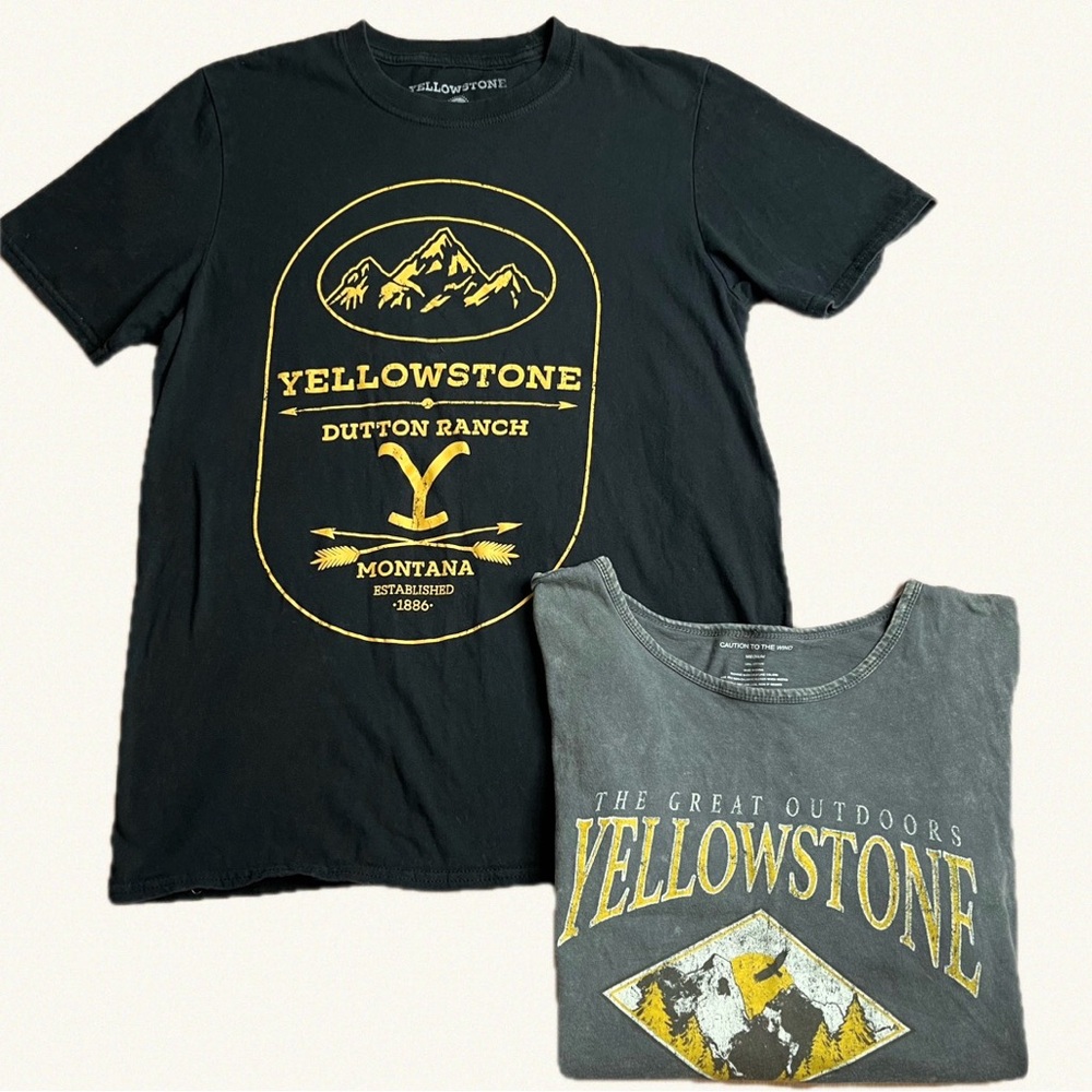 Women’s Yellowstone Dutton Ranch Short Sleeve T-Shirts Bundle size Medium
